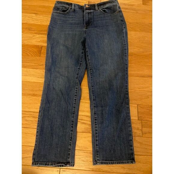 Talbots flawless women’s high waist modern ankles casual denim jeans size 10 - Picture 1 of 9